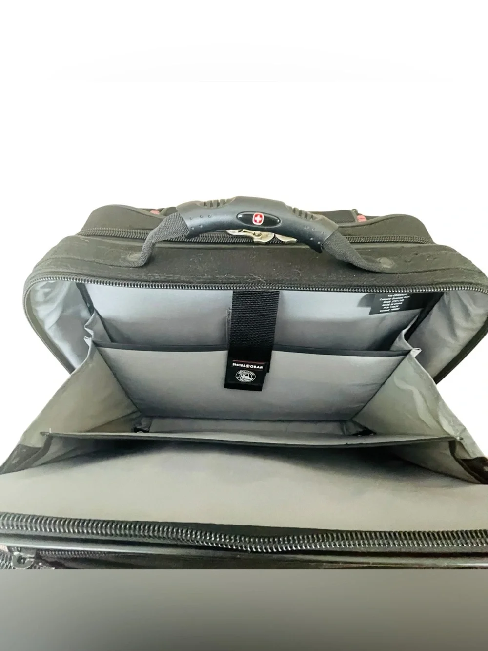 SwissGear Granada Black Laptop Rolling Carry On Briefcase Carry On